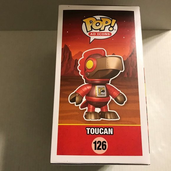 NEW 2021 SDCC Exclusive Red Robot Toucon Pop Figure #126 - Picture 4 of 8